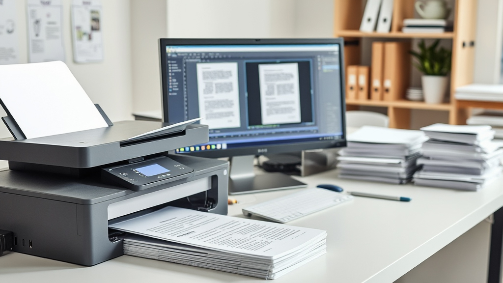 high-quality document scanning setup
